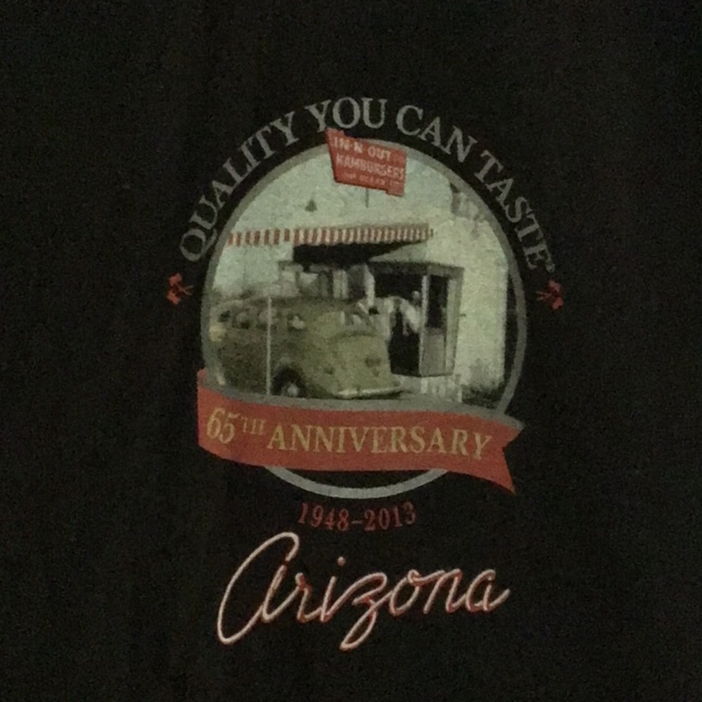 In-N-Out burger Arizona state shirt